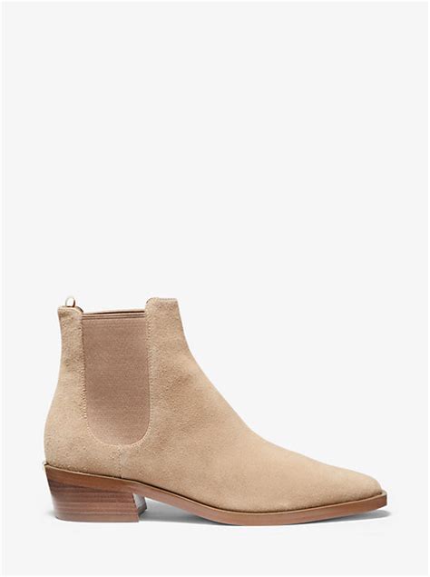 michael kors lottie|Lottie Suede Ankle Boot .